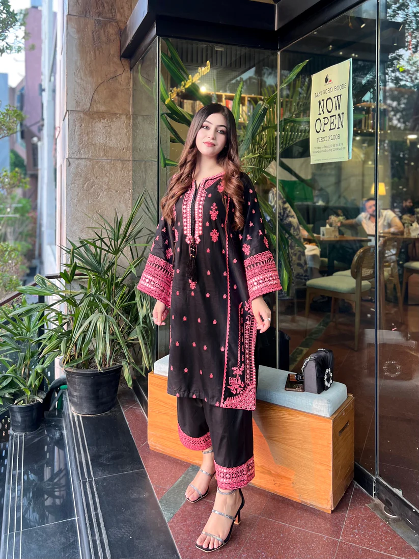 Red Lilly 2PC suit for women