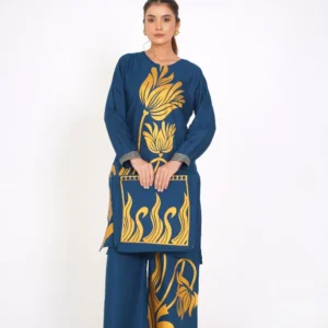 Printed Shalwar Kameez with Matching Bag